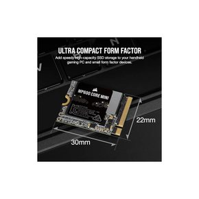 CORSAIR MP600 CORE MINI PCIe Gen4 x4 NVMe M.2 2230 적용 SSD CSSD-F1000GBMP600CMN