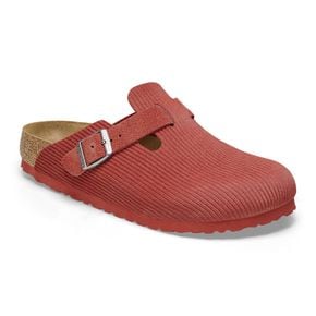 버켄스탁(BIRKENSTOCK) 보스턴 CORDUROY SIENNA RED 레귤러 3033302007