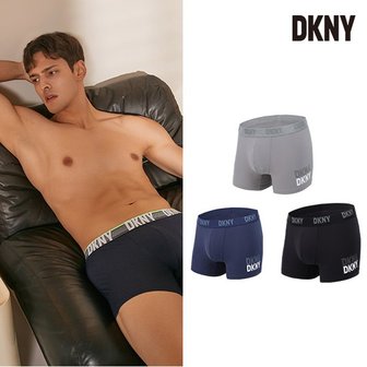 DKNY CJ단독 [DKNY] 남성 시크 드로즈 3종 세트 (그레이+블루+블랙)