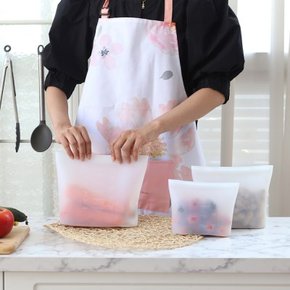 바른락 스탠드 실리콘 지퍼백 3종 택1