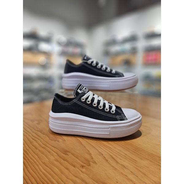 [부산점] 공용 척테일러 올스타 무브 블랙 로우 캔버스화  570256C