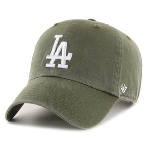 47브랜드 Strapback Cap CLEAN UP MLB Los Angeles Dodgers sandalwo