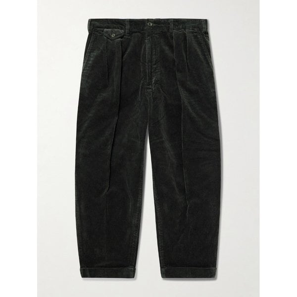 빔스 크롭 플리츠 코튼 코듀로이 팬츠 46376663163004868