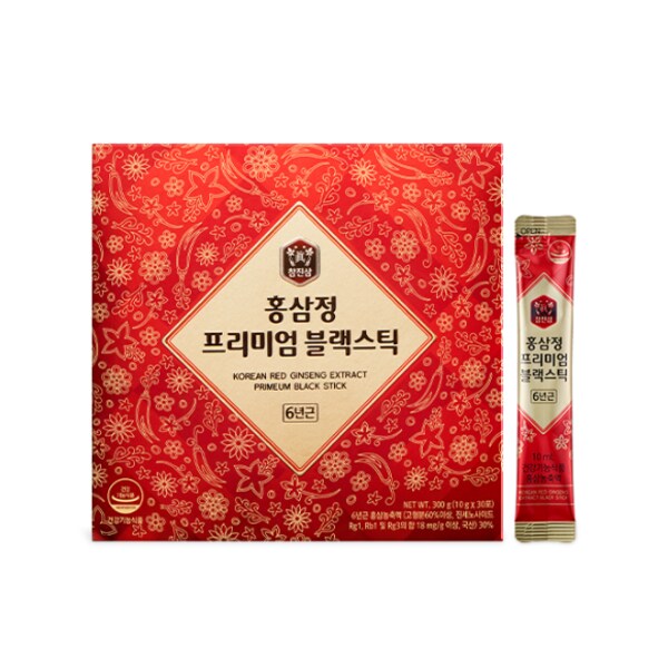 홍삼정 프리미엄 블랙스틱 30포 (1개월분) X 1개 (+쇼핑백 증정)