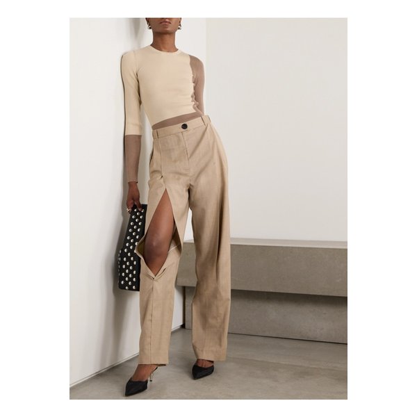 피터 도 컷아웃 울 블렌드 팬츠 1647597332331750