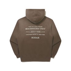 [공식]플래시 블러워싱 후드 티셔츠 BROWN