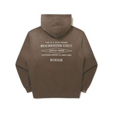 [공식]플래시 블러워싱 후드 티셔츠 BROWN