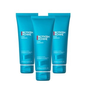 BIOTHERM 비오템 T PUR 안티오일 앤 샤인 퓨리파잉 클렌저 125ML 3팩