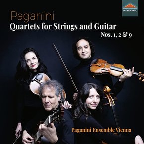NICOLO PAGANINI - QUARTETS FOR STRINGS & GUITAR NOS.1, 2 & 9/ PAGANINI ENSEMBLE VIENNA 파