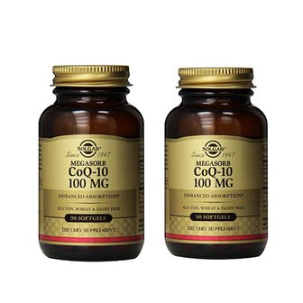  솔가 코큐텐 100mg 90정x2팩 Solgar Megasorb 09141