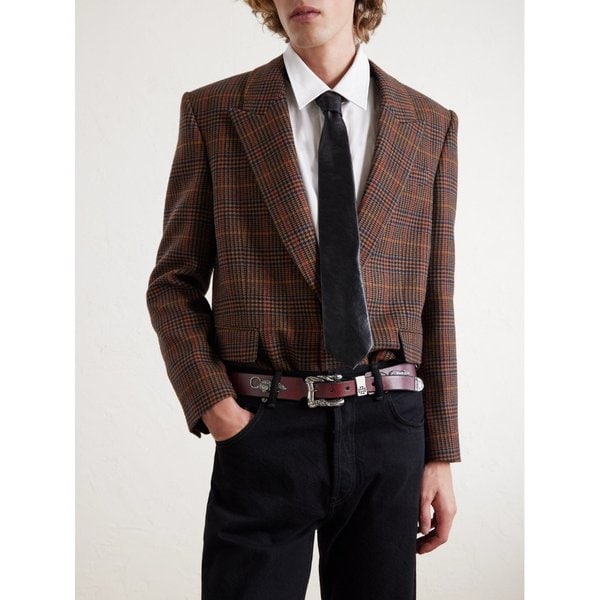 앙팡 리쉬 데프리메 4cm 랫 체이스 가죽 벨트 46376663162916217