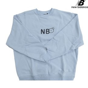 NBNCB4L023 LB NBxNoritake 스노우맨 기모 맨투맨 남녀공용 긴팔티 맨투맨_P351448315