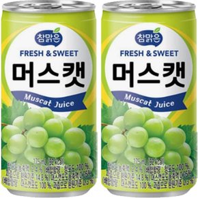 참맑은 머스캣 175ml x 60캔 (30캔x2박스)