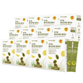 유기농 올리브레몬 올레샷 20ml x 14포 12박스 올리브오일 레몬즙 엑스트라버진 스틱