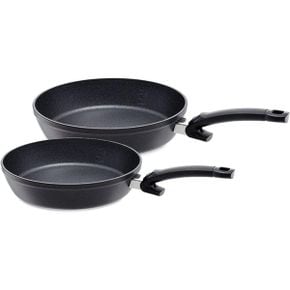 일본 휘슬러 프라이팬 Fissler Adamant Comfort 논스틱 팬 세트 9.5인치 11인치 2개 1708143