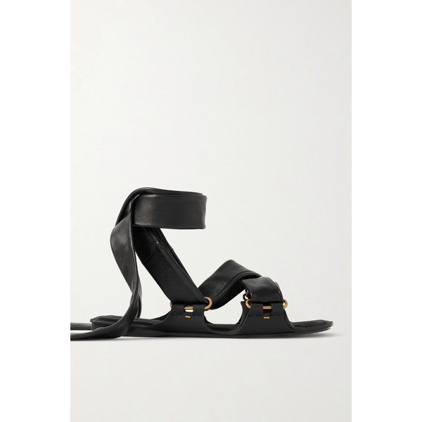 케이트 보덴 타이 디테일 가죽 샌들 46376663163050801