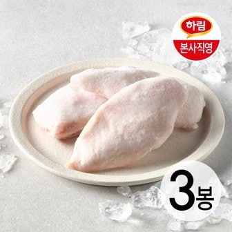 하림 자연실록 무항생제  IFF 닭가슴살 1kg (냉동) 3봉