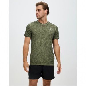 이스퀘어 3901928 Puma Studio Foundation Wash Tee - Green Moss