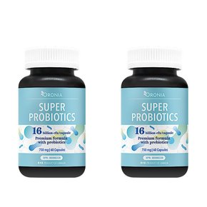 캐나다 오로니아 슈퍼 프로바이오틱스 유산균 Super Probiotics 60캡슐 2개