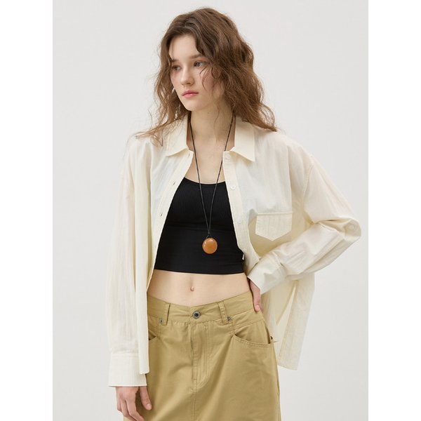 라이트 포켓 셔츠_IVORY