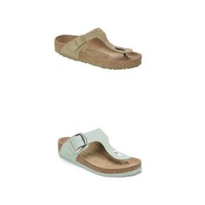 버켄스탁(BIRKENSTOCK) GIZEH   지제 리벳 로고 빅버클 리벳 로고 3034102001 2종 1택