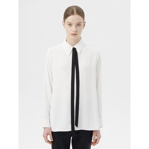 BLACK TIE SHIRT - OFF WHITE