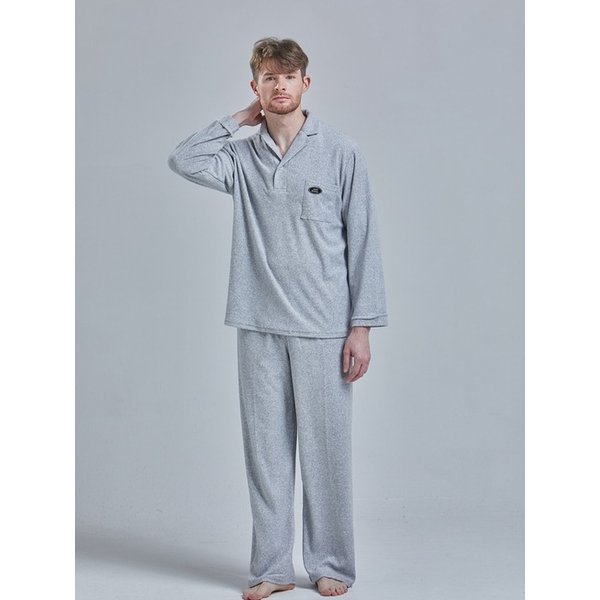 톤 베어 테리 라운지웨어 세트 그레이 L