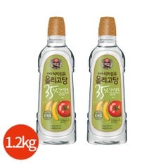  CJ 백설 프락토 올리고당 1.2kg x 2개