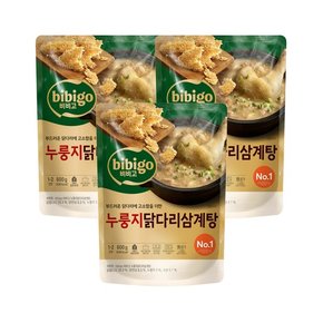 비비고 누룽지닭다리삼계탕 600g x3개