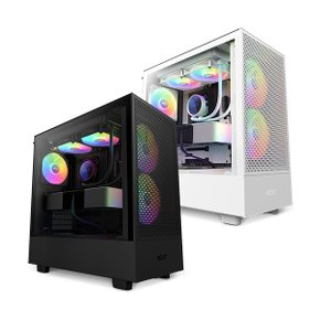 H5 Flow RGB Matte Black 컴퓨터 PC케이스