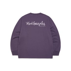 엔젤 와펜 긴팔 티셔츠 - GRAPE Z265ULT010