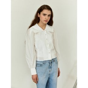 RTS DOUBLE COLLAR LACE BLOUSE _2COLORS