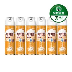 해피홈 모기약 수성 에어로솔 감귤향 500mL 6개