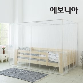 사각 캐노피 모기장 / 싱글침대용 대형 사각 모기장 / 모기장텐트