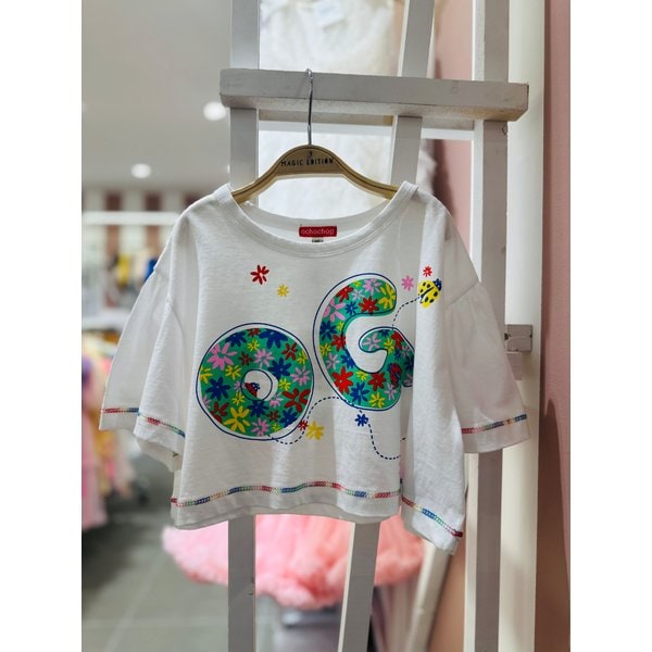 [파주점] [오그오그오그] 오그 플라워 티셔츠 OG52-TS012WH