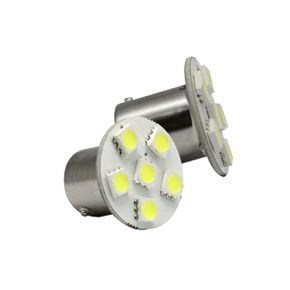 LED 화물차 전구 벌브 D21 24V S25 BA15D 6LED R5W