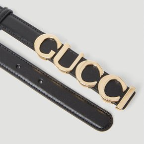 24 FW 구찌 GUCCI 로고 하드웨어 플래크 레더 벨트 블랙 751600 0YA0G 1000