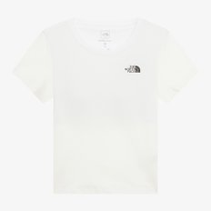 [노스페이스 공식] NT7UR33A 여성 애니브라 반팔 티셔츠_OFF WHITE
