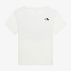 [노스페이스 공식] NT7UR33A 여성 애니브라 반팔 티셔츠_OFF WHITE