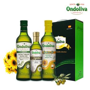 [온돌리바] 유기농 올리브유 250ml + 해바라기유 500ml + 올리브유 500ml 세트..[36179675]