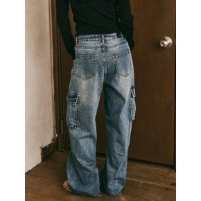 AR_Big pockets denim pants_2color