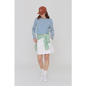 (W) TILDA - Mariniere Long Sleeve T-shirt_BLUE_LSRA0TS21W