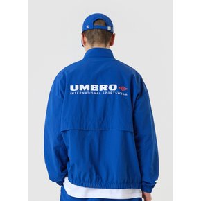 남녀공용 클래식 스탠넥 웜엄 바람막이 자켓 UQ221CJK41BLU