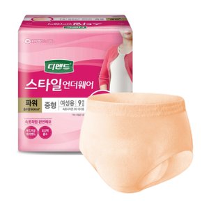 디펜드 스타일 언더웨어 파워 중형 여성 9개 x4팩 일회용 속옷