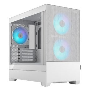 [브라보] Fractal Design Pop Mini Air RGB Clear 강화 White