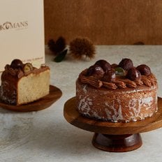  홍대맛집 코만스 밤 케이크몽블랑 케이크 1호