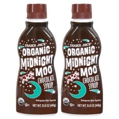 [1+1] 트레이더조 오가닉 미드나잇 무 초콜릿 시럽 448g TRADER JOE`S ORGANIC MIDNIGHT MOO CHO