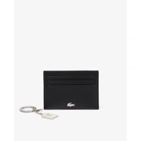 5019442 Lacoste Card Holder and Polo Key Chain Gift Set - White