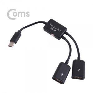 엠지솔루션 IE304 Coms USB 3.1 허브(Type C), USB A 2P