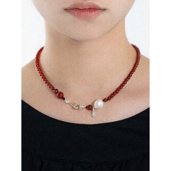 베이크드알래스카 Artisan Red Necklace